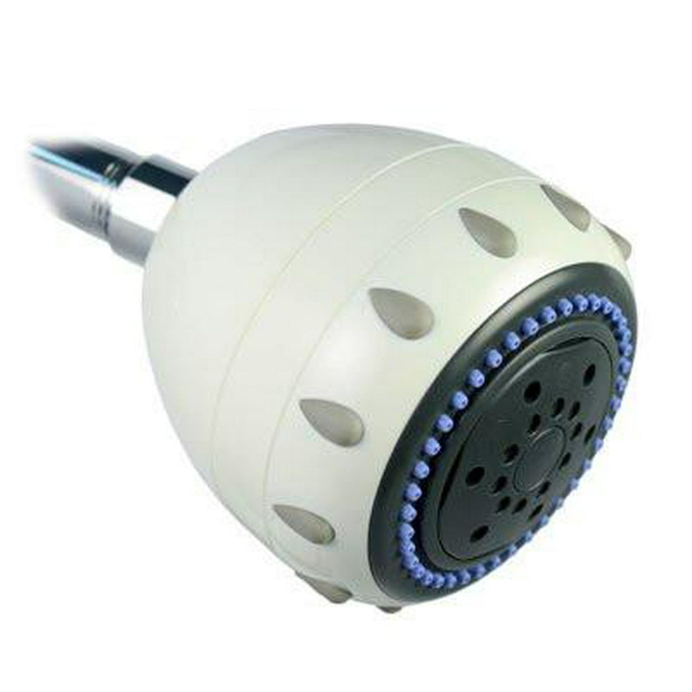 H2O International Deluxe Shower Filter Head (5 Settings) White