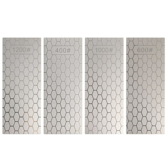 4pcs Diamond Sharpening Stone Rectangular Kitchen Knives Sharpening Stone