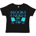 thumbnail image 3 of Inktastic Book Nerd for Life Boys or Girls Toddler T-Shirt, 3 of 5