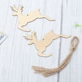 thumbnail image 6 of 10pcs Christmas Reindeer Wood Patches Christmas Wood Chips Creative DIY Accessories, 6 of 6