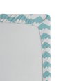 thumbnail image 2 of Ambesonne Retro Fitted Sheet, Chevron Snowy Mountaintop, Twin Size, Pale Blue White, 2 of 2