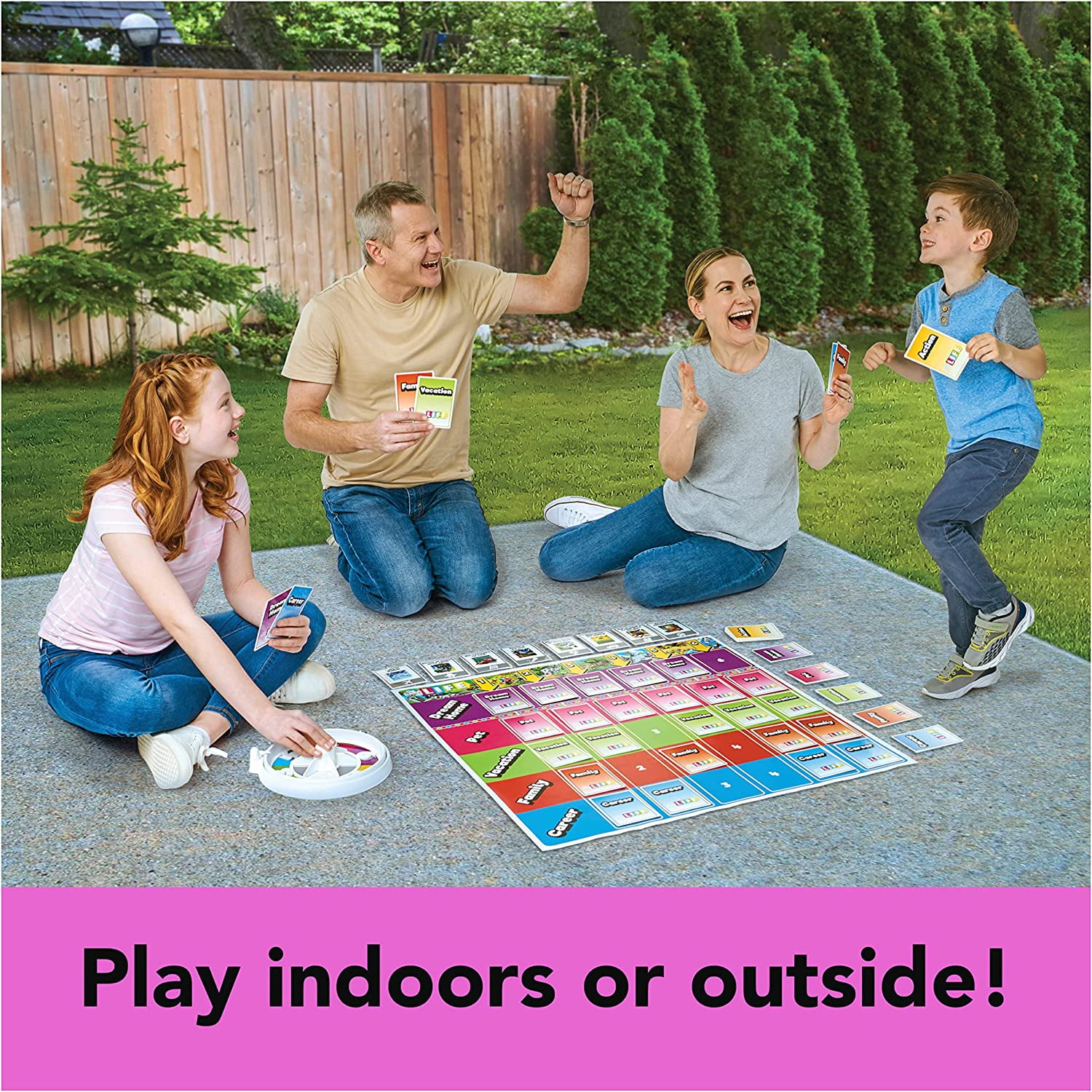 The Game of Life, Giant Edition Family Board Game Indoor/Outdoor Fun