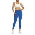 thumbnail image 1 of Lucakuins Ropa deportiva para mujer Leggings Levantamiento de glúteos Leggings de entrenamiento Cintura alta Color sólido Elástico Correr Yoga Pantalones Adelgazar Medias Pantalones Lucakuins moda, 1 of 4
