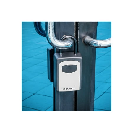 Barska - Combination Key Lock Box with Door Hanger and Wall Mount - Black