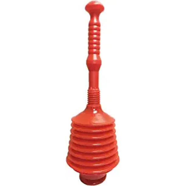 Power Suction Toilet and Drain Plunger (Accordion Suction)