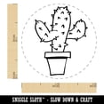 thumbnail image 2 of Cute Prickly Cactus Self-Inking Rubber Stamp Ink Stamper - Pink Ink - Mini 1/2 Inch, 2 of 7