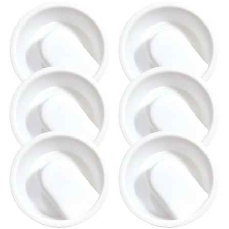 FOMIYES Juice Jugs Carafe Lid Replacement PP 6Pcs 2.99X2.99X1.49In