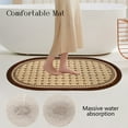 thumbnail image 6 of Bathroom Floor Mat,Bath Rug,Super Absorbent Bath Mat,Bathroom Rugs Non Slip Washable, Quick Dry Shower Mats, Ultra Soft Bath Mat Towel （Coffee）, 6 of 6