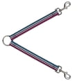 thumbnail image 1 of Buckle-Down DLS-W30261 Buffalo Plaid Turquoise/Fuchsia Fade Leash Splitter, 1' Wide - 30' Length, 1 of 1