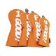 thumbnail image 4 of 4 fundas de madera para palos de golf, protectores para palos de golf para adultos y deportes al aire libre. Naranja, 4 of 9