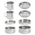 thumbnail image 1 of For Durable 8-Piece Outdoor Cooking Set:Stainless Steel Camping Cookware for 5-6, 1 of 11