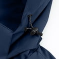 thumbnail image 6 of Windbreakers for Men Man Solid Color Three Prevention Cottoning Climbing Wear As One Down Cotton Intensification Warm Outdoor Jacket Navy 2XL Men's Windbreaker Jacket, 6 of 8