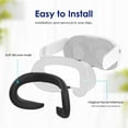 thumbnail image 4 of Soft Silicone VR Face Cover with Nose Pad for ForQuest 3 Headset, 4 of 8