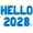 Blue, variant on Letter Balloons - HELLO 2028 16" Inch Alphabet Letters Foil Mylar Balloon New Years Party Banner (Gold)