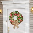 thumbnail image 4 of Hinati Clearance Sale Promotion Christmas Garland Farmhouse Porch Decor Christmas Decorations Vine Ring Pendant Christmas Wreath for Home Wall Window Indoor Outdoor Outside Winter, 4 of 8