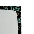 thumbnail image 3 of Ambesonne Floral Design Fitted Sheet, Exotic Leafy Hibiscus, Full Size, Sea Green Fawn Eggshell, 3 of 5