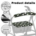 thumbnail image 5 of HELLHERO Snowman and Stars Rollator Walker Seat Back Cover Reusable Easy Install Rollator Seat Back Cover and Protection Covers for Seniors, 5 of 7