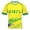 Yellow, variant on Trendfront Womens Soccer Jersey V Neck Short Sleeve Brazil Brush Stroke Graphic Country Pride Match Day National Supporter Shirts