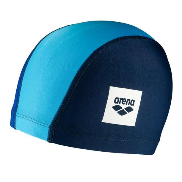 Gorro de natación Arena Unix II de licra unisex para niños de 6 a 12 años, color azul marino