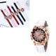 thumbnail image 4 of Reloj de pulsera elegante de aleación de cuarzo con diamantes de imitación para mujer, con símbolo, hermoso reloj de joyería para dama (blanco), 4 of 7