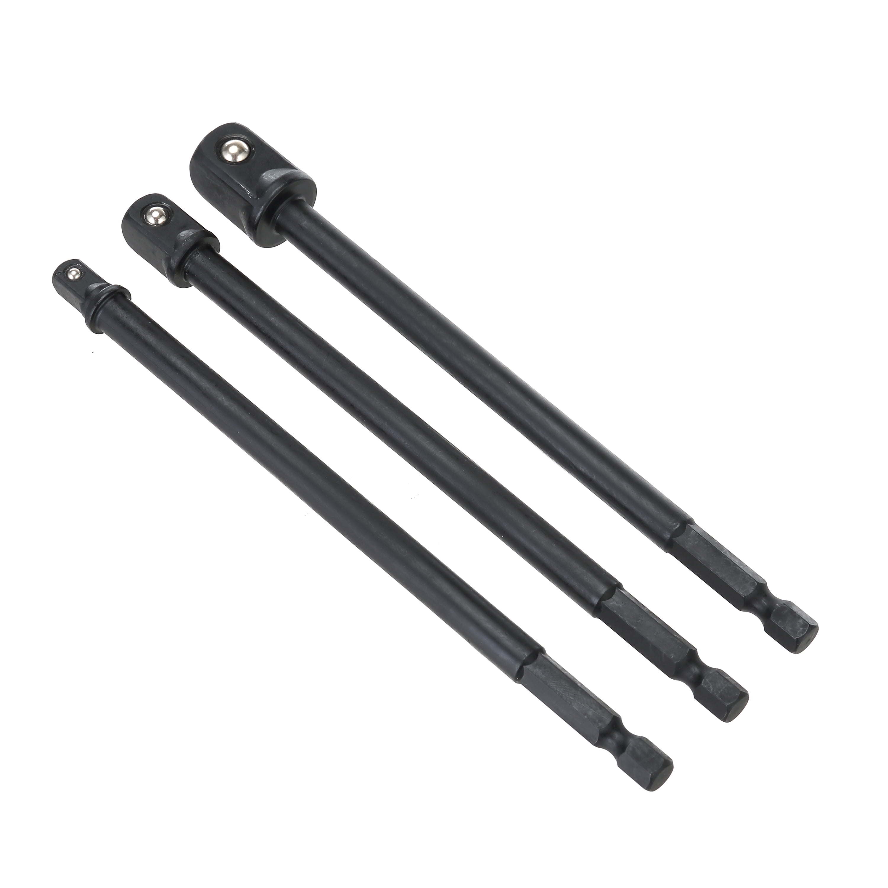 Hyper Tough 3 Piece Impact Rated Long Reach Socket Adapter Set