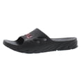 thumbnail image 5 of Fila Tydall Slide PS Boys Shoes Size 2, Color: Black/Red, 5 of 5