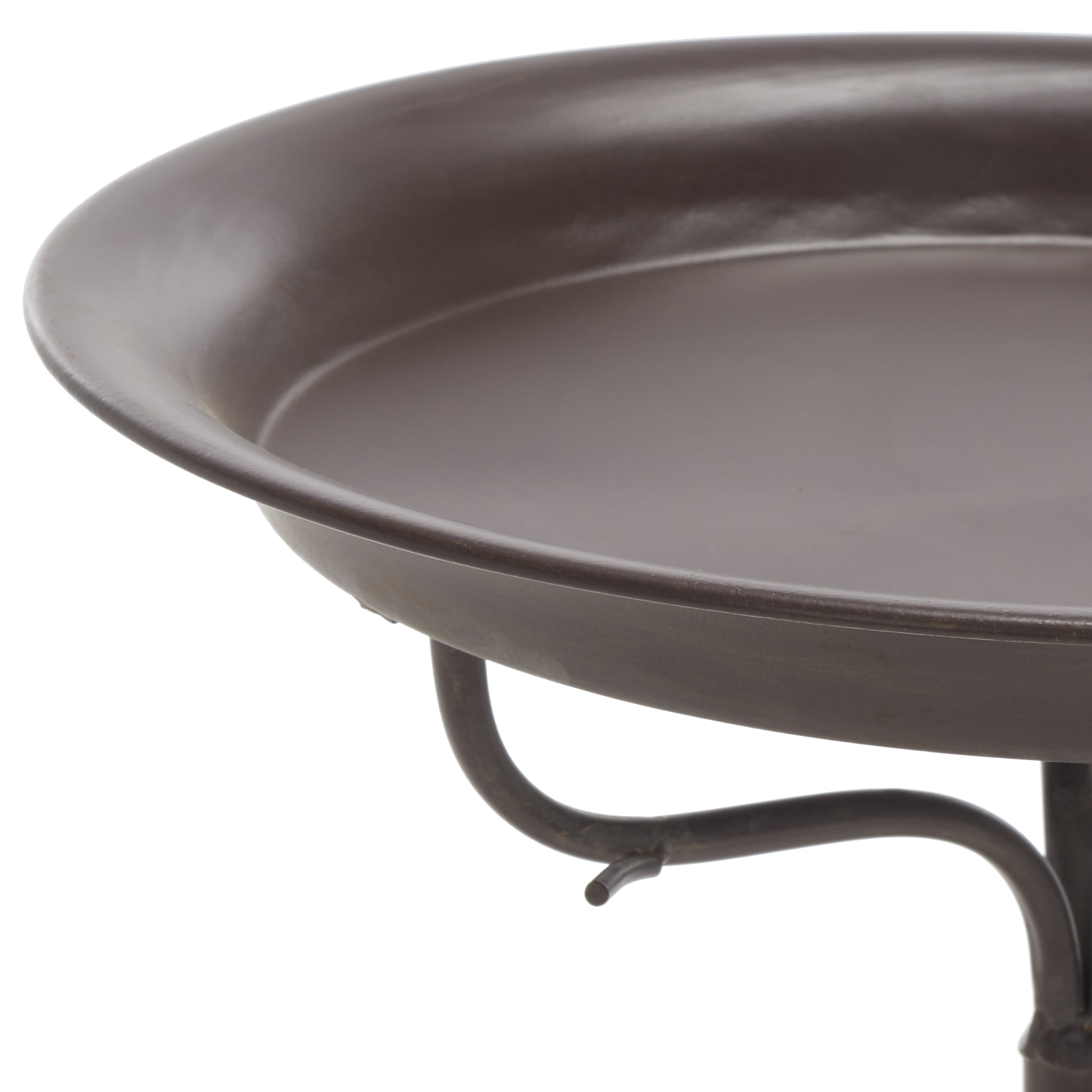 SAFAVIEH Nigel Outdoor Patio Bird Bath, Rustic Brown