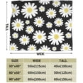 thumbnail image 3 of Yibo Tulips Floral Blanket Flannel Soft and Comfortable Anti-static Bed Sofa Blanket, 3 of 6