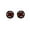 Garnet, variant on Cate & Chloe Magnolia 18k White Gold Plated Women's Stud Earrings with Sapphire Simulated Diamond
