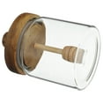 thumbnail image 3 of ColoMX Tarro de miel de vidrio con tapa de madera, recipiente para miel, dispensador de miel, 3 of 7