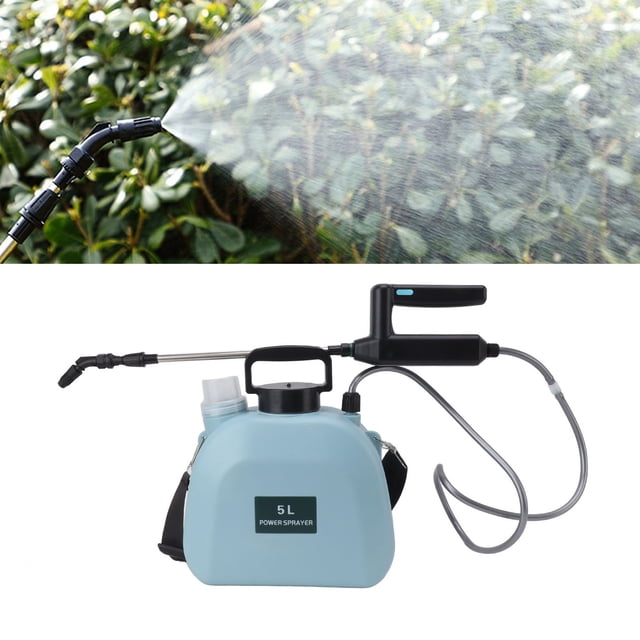 Rociador Eléctrico, Rociador De Maleza De Mochila, Batería Alimentada, Ensanchar Manija Resistente A Deslizamiento, 3 Boquillas, 2.0 AH Batería Y Cargador Incluidos Para Plantas