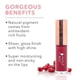 thumbnail image 3 of Brillo de labios 100% puro, vino de granada, alto brillo, 4 ml, 3 of 9
