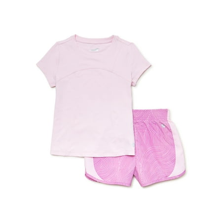 

Avia Toddler Girls Performance T-Shirt and Shorts Set 2-Piece 12 Months-5T