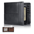 thumbnail image 1 of Billetera Hombre Cuero Plegable Rfid Con Monedero Xtellar negro, 1 of 3