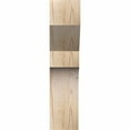 thumbnail image 2 of 5 1/2"W x 8"D x 24"H Monterey Smooth Corbel, Douglas Fir, 2 of 9