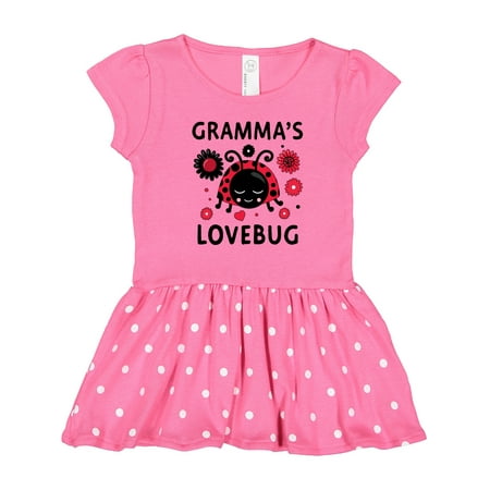 

Inktastic Valentine s Day Gramma s Lovebug Gift Toddler Girl Dress