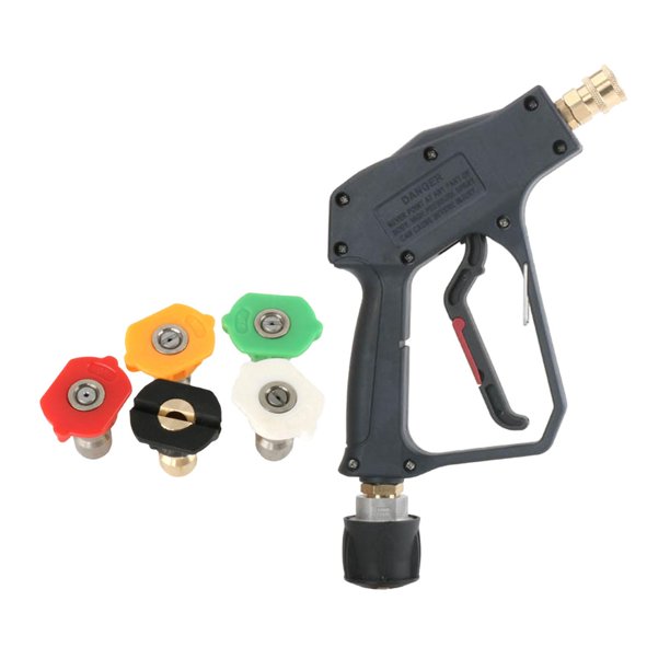 ra a presión para jardín, conector de rápida de 1/4" con adaptador de limpieza B Gloria Lavadora a presión