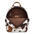 thumbnail image 4 of Montana West Purse Medium Backpack for Women Anti Theft Backpacks with Secured Zipper, COW-Brown, 4 of 6