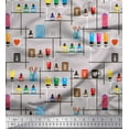 thumbnail image 1 of Soimoi Silk Fabric Paper Boat Art & Craft Print Sewing Fabric Yard 42 Inch Wide, 1 of 3