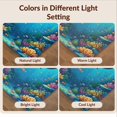thumbnail image 7 of Design&I 3'x5' Washable Accent Rug Pet Friendly & Non-Slip Built-In Grip Classroom Ocean Animals Cartoon Whale Octopus Underwater Under for Bedroom, Walk-in Closet, 7 of 7