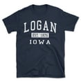 thumbnail image 1 of Logan Iowa Classic Established Men's Cotton T-Shirt, 1 of 1