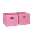 thumbnail image 1 of RiverRidge Folding Bins, Pink, 2 Count, 1 of 6