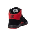 thumbnail image 4 of DC Mens Cure Casual High-Top Skate Shoes Sneakers Black/Black/Red 9 D - Medium, 4 of 6