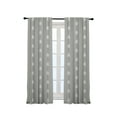 thumbnail image 3 of 3S Brother's Home Décor Curtains BOHO Design Set of 2 Panels Velvet Look Hanging Back Tap and Rod Pocket Décor Nursery Room Bedroom Kitchen Window - Made in Turkey 31Grey (52"Wx63"L), 3 of 6