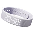 thumbnail image 2 of Vibrating Alarm Wristband for Heavy Sleepers, Friendly Wake Up Sleep Watch, Wrist Alarm, 20-Day Battery Life Alarm Bracelet,Silent Alarm Wristband, Portable Comfortable Sensory Alarm Clock,Gray, 2 of 6