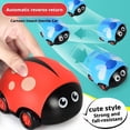 thumbnail image 4 of 2 Way Return Car Cute Friction Ladybug Toy Forward and Backward Beetle Car Toy Shaped Toys Friction Vehicle Kids Ladybug and Cognitive Battery Powered For Play ladybug bug ladybug accessory Ed, 4 of 8