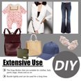 thumbnail image 3 of Jumpingount 24 Pieces Snap Button Portable Round Buttons Solid DIY Replacement Fastener Press Accessories Clothes Color Crafts Making Accesorios de disfraces, 3 of 6