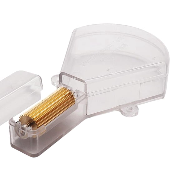 Caja de aceite con sellado de bordes, caja de pintura de cuero, caja de pintura al óleo desmontable en forma de abanico Dientes medios