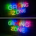 thumbnail image 4 of SUGARMOM 1pc Gaming Area Neon Sign  15.7 ”*6.7”  Gaming Neon Sign Wall Decoration  USB Neon  Gaming Area  Bedroom  Gifts For Gamers  Boys  Teens  Men, 4 of 6