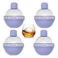 thumbnail image 1 of Paquete de 4 bolas de hielo, molde para hielo de whisky, bandeja de silicona para cubitos de hielo, molde de hielo esférico para whisky y cócteles, 1 of 5